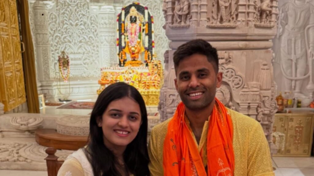 Suryakumar Yadav and His Wife